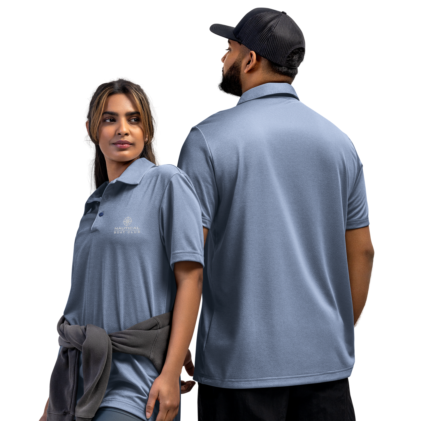 Nautical Boat Club® Adidas Space-Dyed Polo – Embroidered