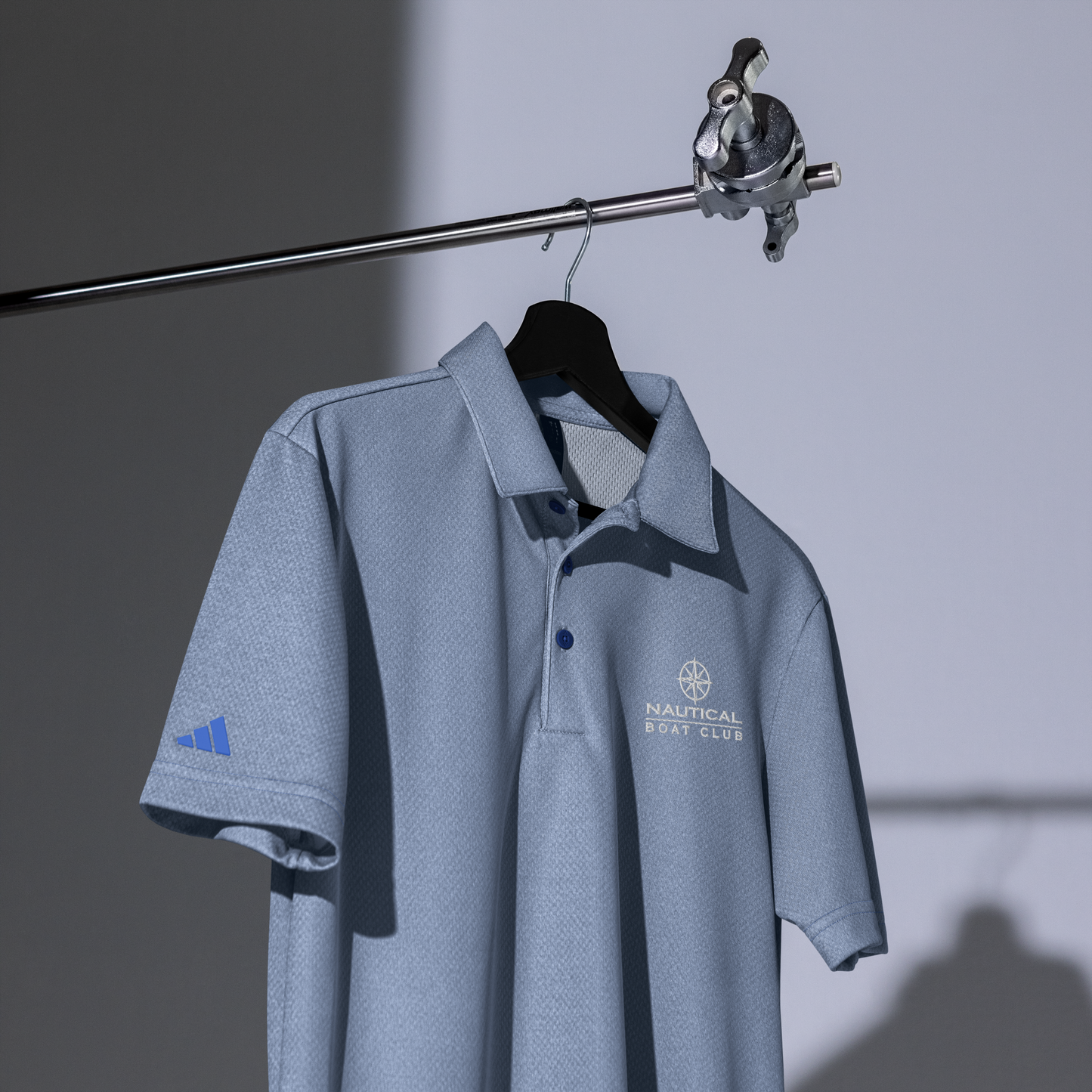 Nautical Boat Club® Adidas Space-Dyed Polo – Embroidered