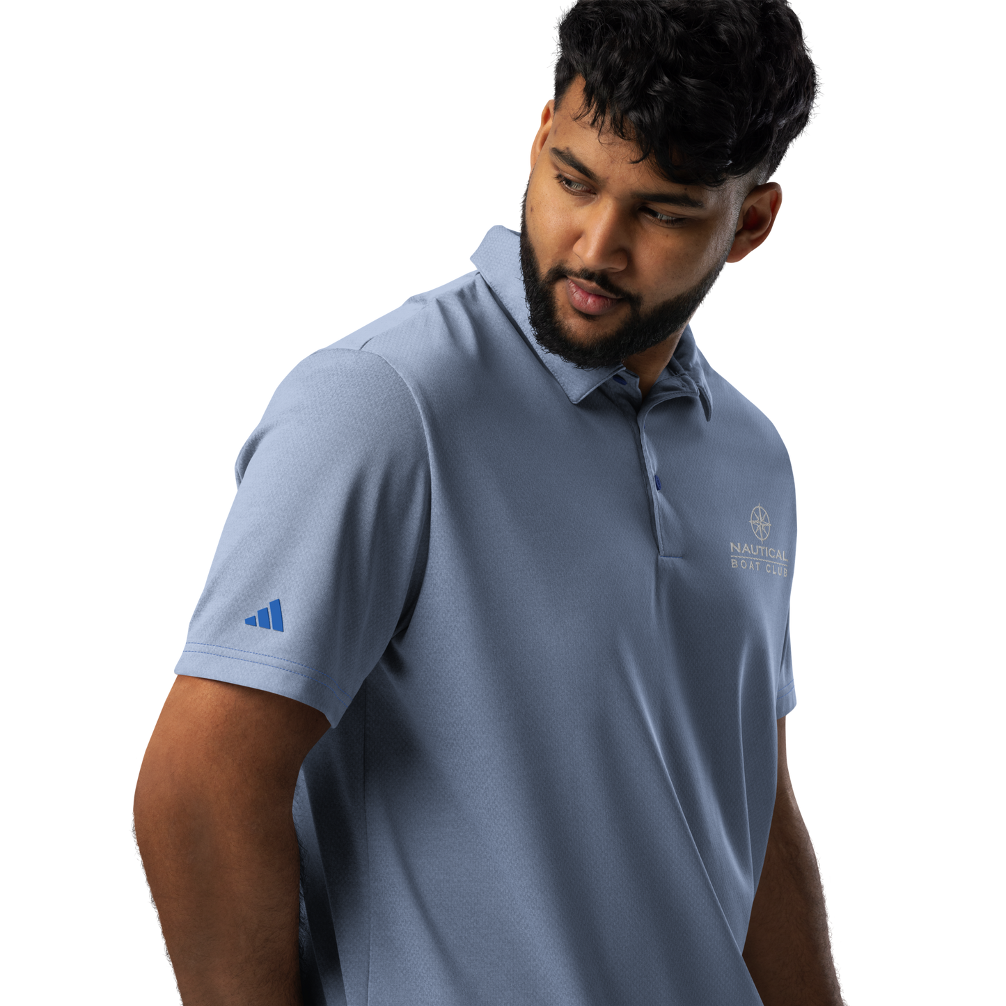Nautical Boat Club® Adidas Space-Dyed Polo – Embroidered