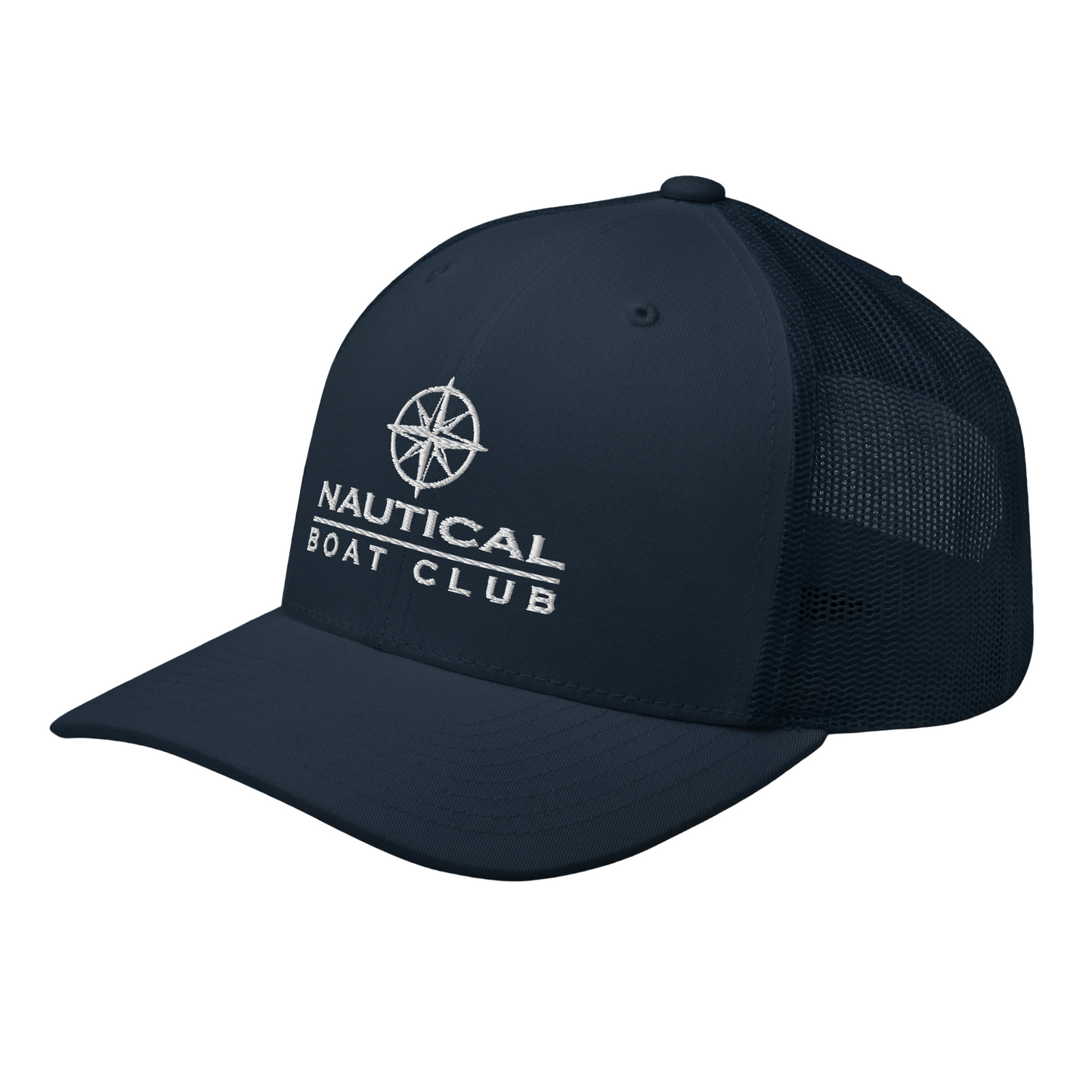 Nautical Boat Club cap with logo on a white background